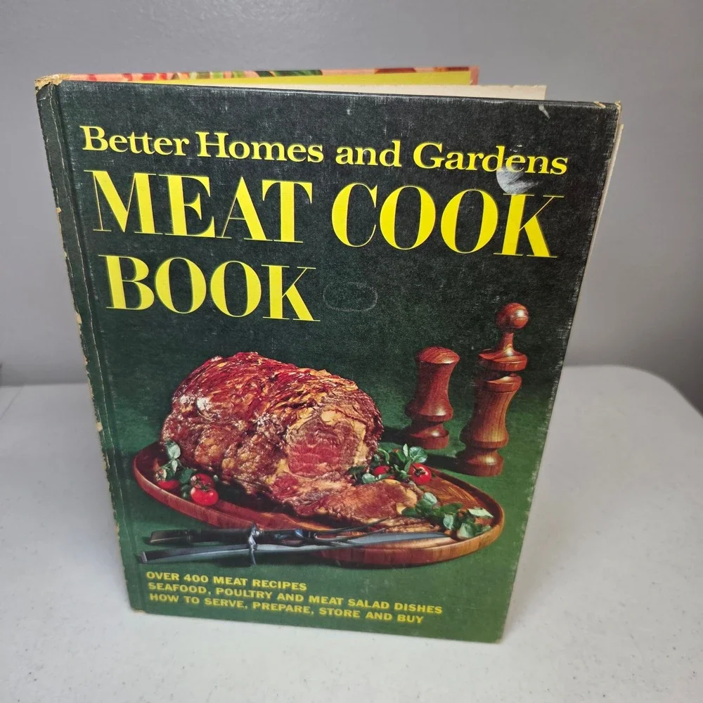 Better Homes and Gardens Meat Cook Book Hardcover Vintage 1959 1st Edition